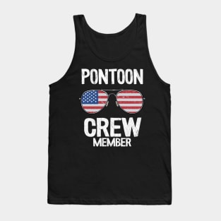 Pontoon Crew Member Funny Pontoon Tank Top